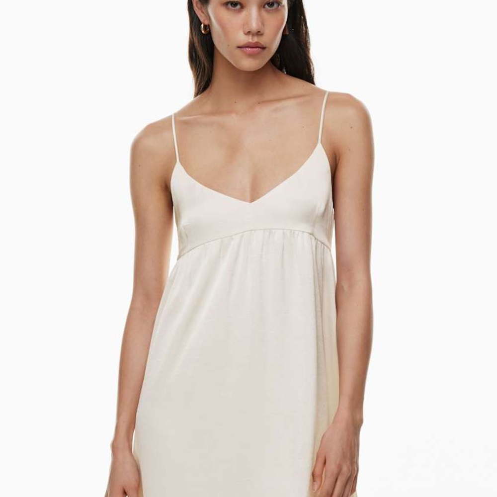 Aritzia Wilfred Lover Satin Mini Dress